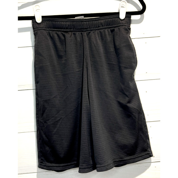 C9 Champion Youth 10/12 Dark Gray Athletic mesh Shorts Pockets Elastic Waist - Picture 1 of 4